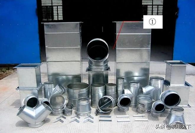 镀锌铁皮风管制作与安装工艺标准(图1)