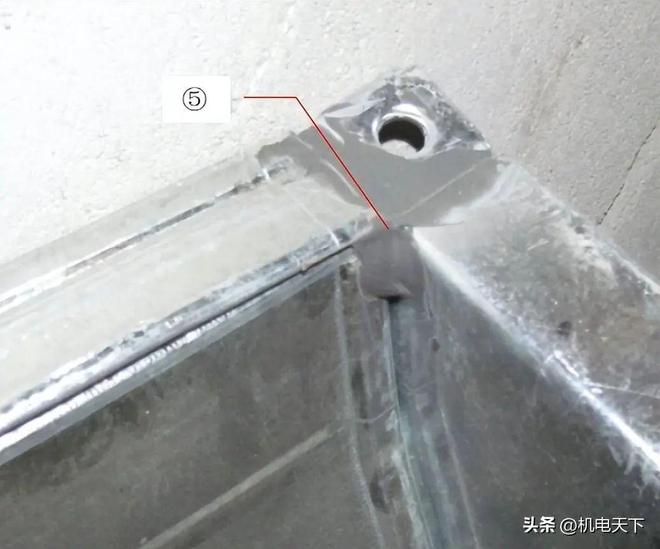 镀锌铁皮风管制作与安装工艺标准(图5)