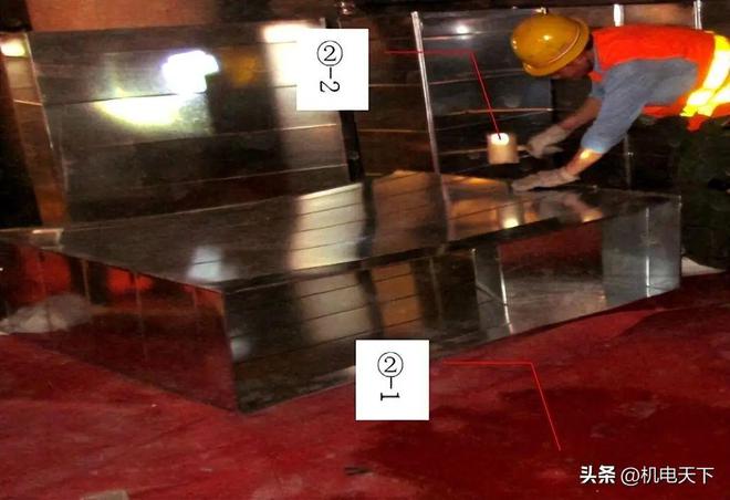 镀锌铁皮风管制作与安装工艺标准(图3)