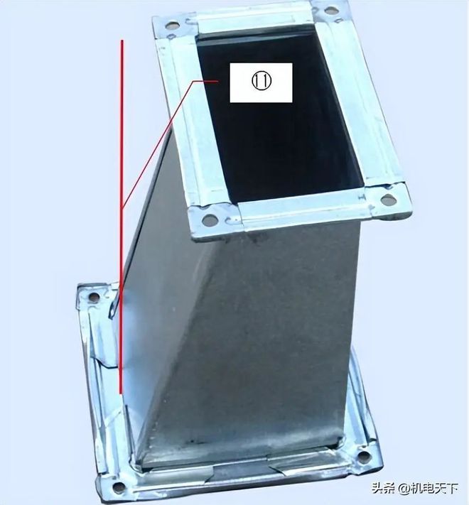 镀锌铁皮风管制作与安装工艺标准(图10)