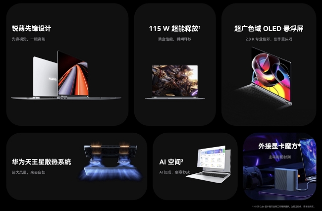 115W巅峰性能！华为新款MateBookGT14引领轻薄本性能进入百瓦时代(图6)