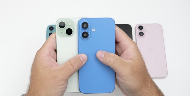 苹果iPhone16机模上手全新设计多彩配色(图4)