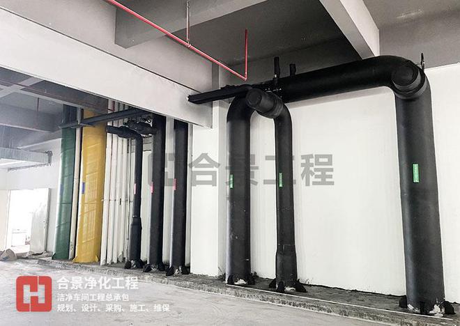 合景净化工程公司：电池厂无尘车间施工风管安装的5大注意事项!(图1)