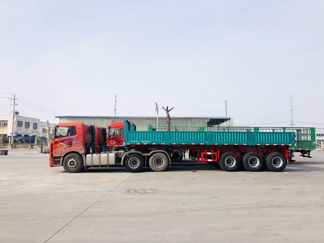 一个车队20多辆解放悍V子母车！来看看张师傅的盈运之道(图2)