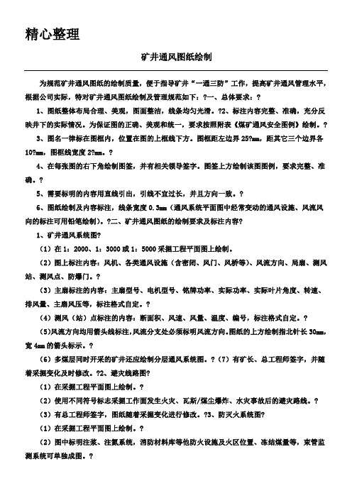 矿井通风系统图图例电子版本(图1)