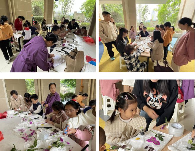 龙回社区开展青少年公益课堂之“勿忘初心”帆布包拓印手工活动(图2)