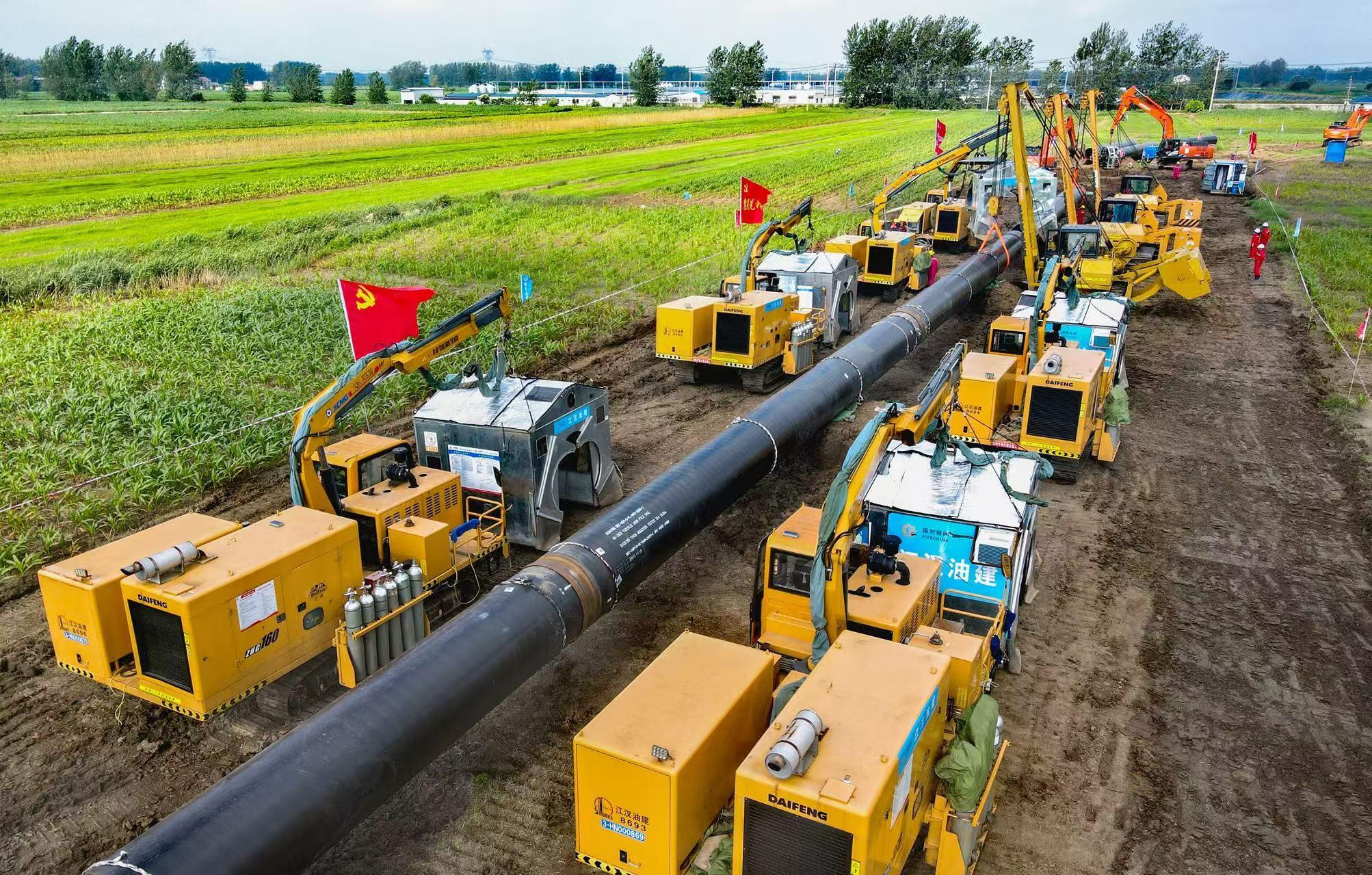 中俄东线天然气管道工程全线完工(图2)