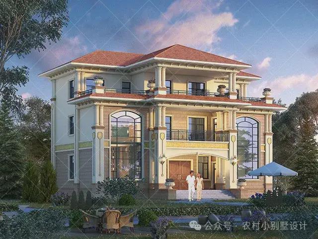 288套农村兄弟双拼别墅自建房2025最新兄弟双拼户型设计图(图1)