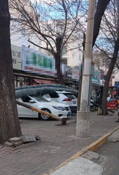 天津一地供热管道倒塌供热公司回应：已报警调查(图1)