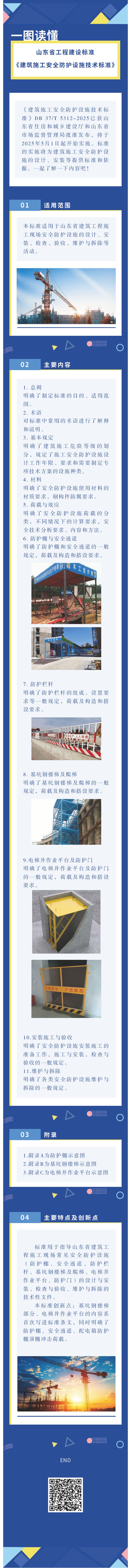 一图读懂丨山东省工程建设标准《建筑施工安全防护设施技术标准(图1)