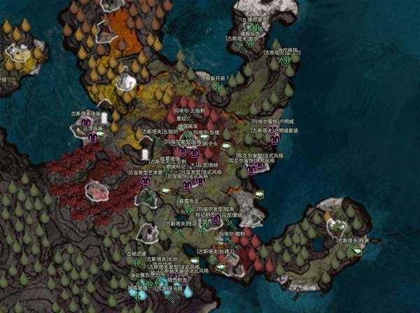 《光与影：33号远征队》高清地图：含重要地点标签(图1)