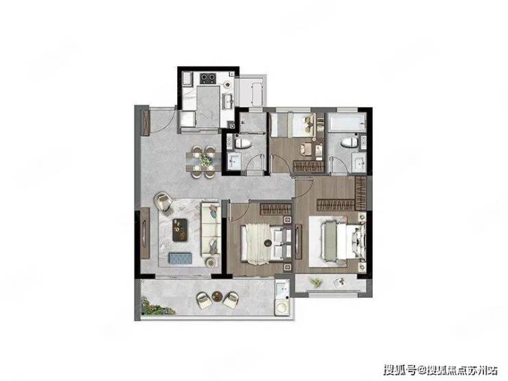 大悦繁华图：公积金新政50%额度提升高铁新城品质生活新标杆(图7)