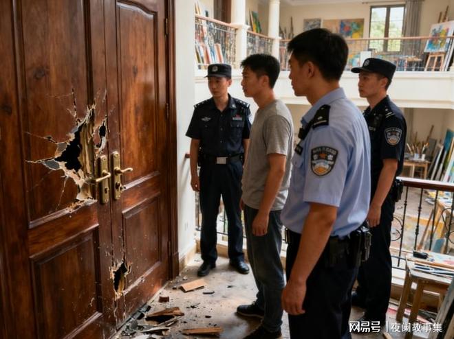 著名画家在画室离奇失踪法医在画板上发现了问题：这不是颜料！(图1)