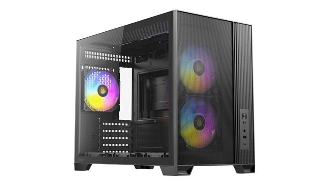 安钛克发布FLUXM机箱：紧凑垂直+水平双风道设计标配六风扇(图1)