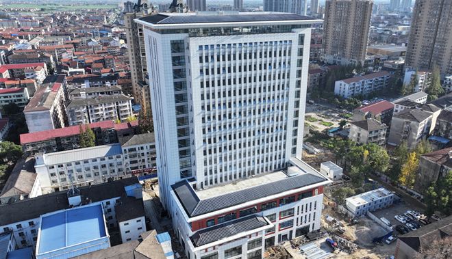 宜城市中医医院病房医技综合楼项目建设顺利推进中(图2)