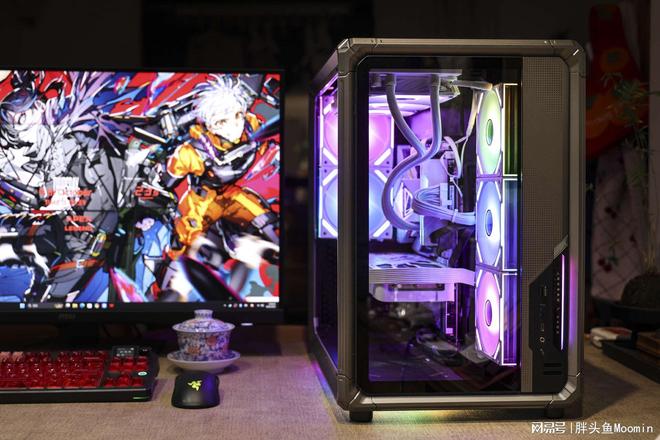 不仅颜值出众更兼顾散热的电竞海景房机箱乔思伯X400来了(图1)