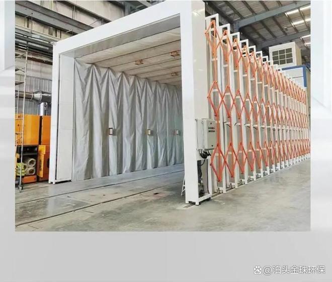 移动伸缩喷漆房的构造精要(图2)