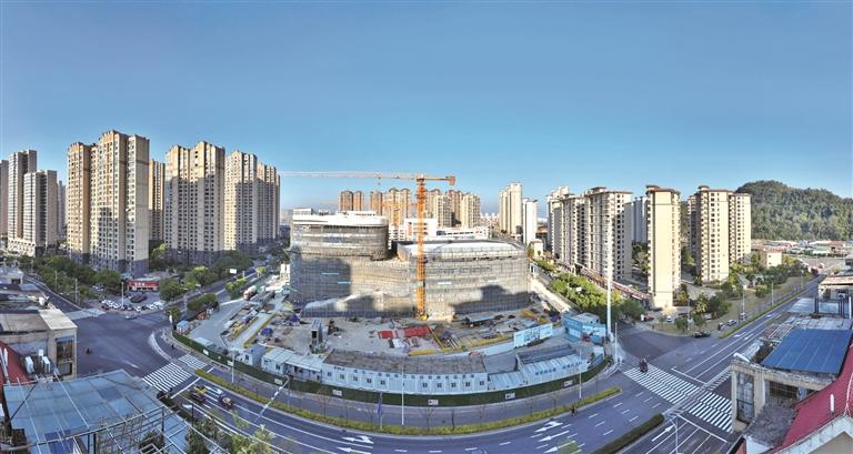 东侨文化体育馆项目建设全速推进(图1)