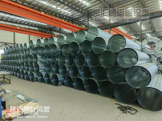 2025口碑好的西安螺旋风管安装工程找哪家？推荐凯汇通暖通设备(图1)