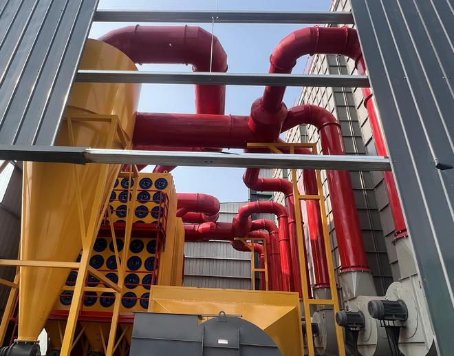 昆山鑫蓝环保粮食加工粉尘处理工艺(图1)